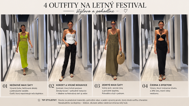 Outfity na letný festival
